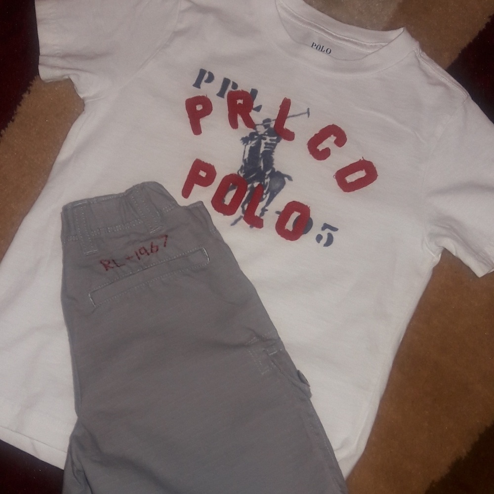 Little boys Polo by Ralph Lauren outfit